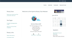Desktop Screenshot of hyannisrotary.org